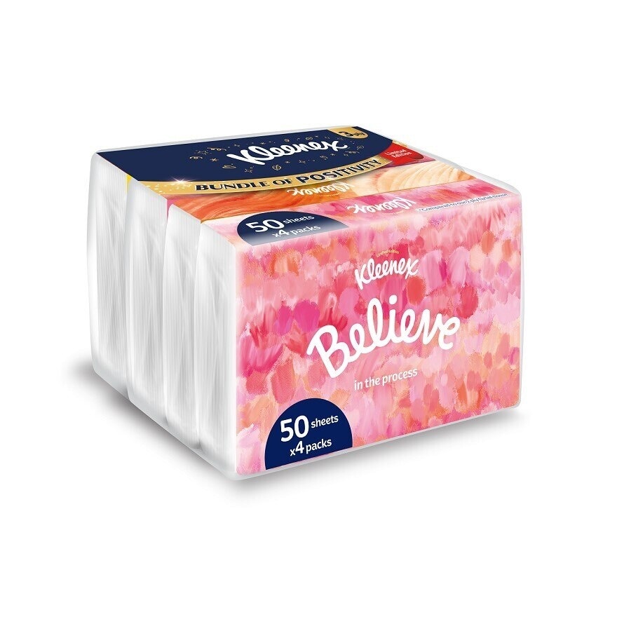 Facial Tissue Soft Pack Limited Edition - 3Ply (50s x 4)