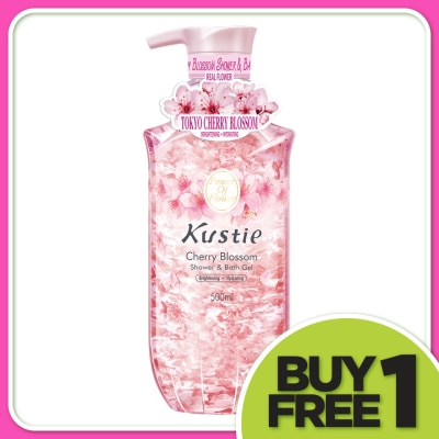 KUSTIE Cherry Blossom Shower & Bath Gel 500ml