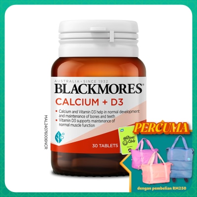 BLACKMORES BLACKMORES CALCIUM + D3 30S