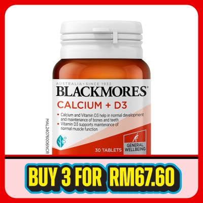 BLACKMORES - BLACKMORES CALCIUM + D3 30S