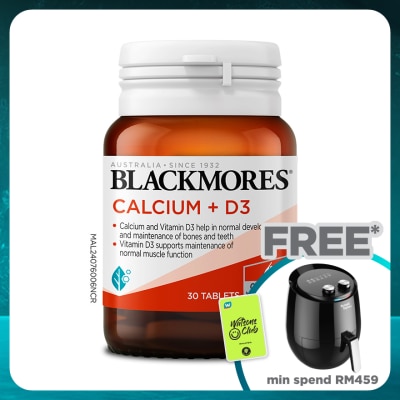 BLACKMORES BLACKMORES CALCIUM + D3 30S