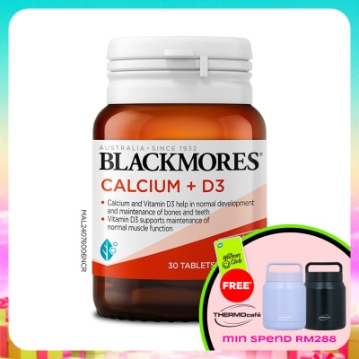 BLACKMORES - BLACKMORES CALCIUM + D3 30S