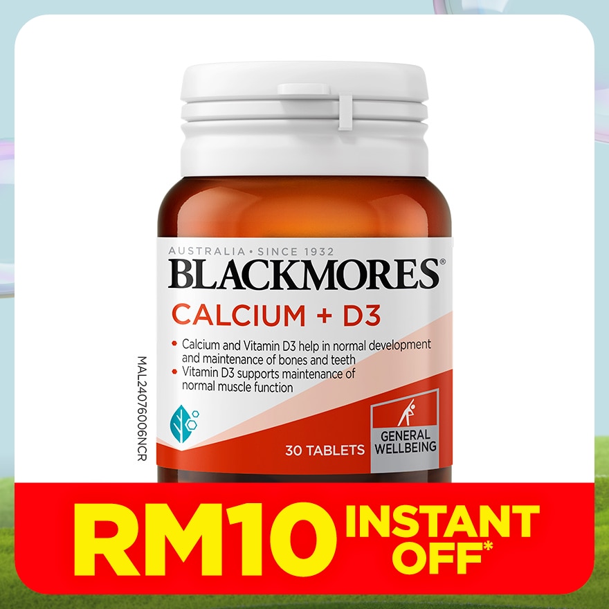 BLACKMORES CALCIUM + D3 30S