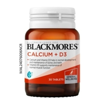 BLACKMORES BLACKMORES CALCIUM + D3 30S