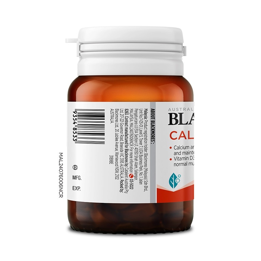 BLACKMORES CALCIUM + D3 30S