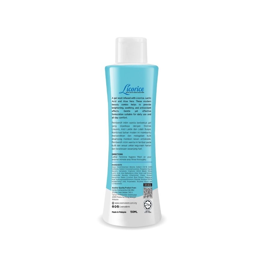 Licorice Feminine Hygiene Wash 150ml