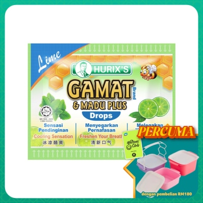 HURIX'S - Gamat Drops Lime 6's