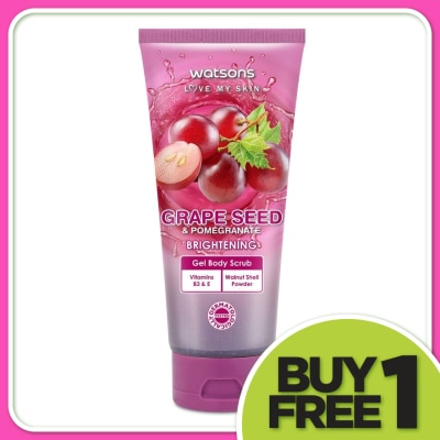 WATSONS Grape Seed & Pomegranate Gel Body Scrub 200g
