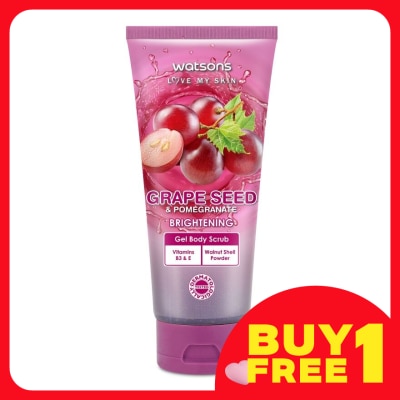 WATSONS Grape Seed & Pomegranate Gel Body Scrub 200g