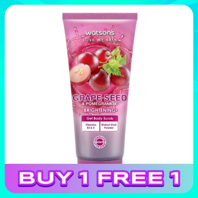 WATSONS Grape Seed & Pomegranate Gel Body Scrub 200g