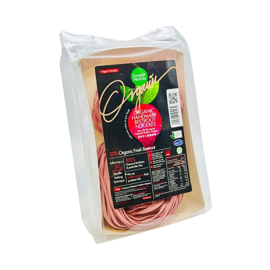 Organic Handmade Beetroot Noodle 200g