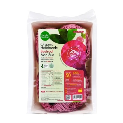 SIMPLY NATURAL Organic Handmade Beetroot Mee Sua 200g