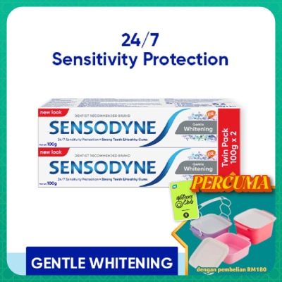 SENSODYNE - Gentle Whitening Toothpaste 2x100g