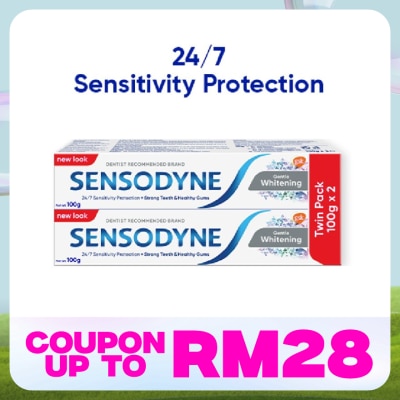 SENSODYNE Gentle Whitening Toothpaste 2x100g