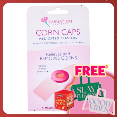 CARNATION Corn Caps Medicated Plasters 5's