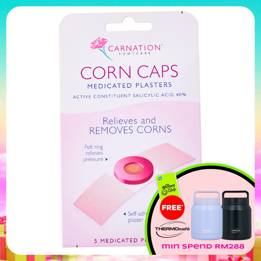 Corn Caps Medicated Plasters 5's