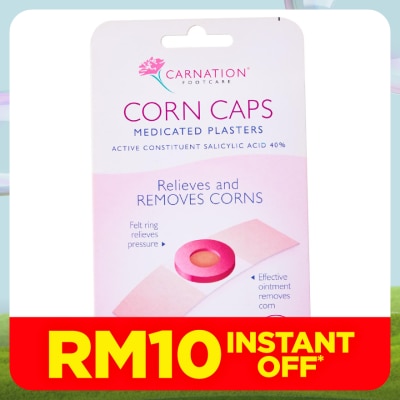 CARNATION Corn Caps Medicated Plasters 5's