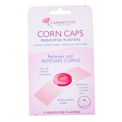 CARNATION Corn Caps Medicated Plasters 5's