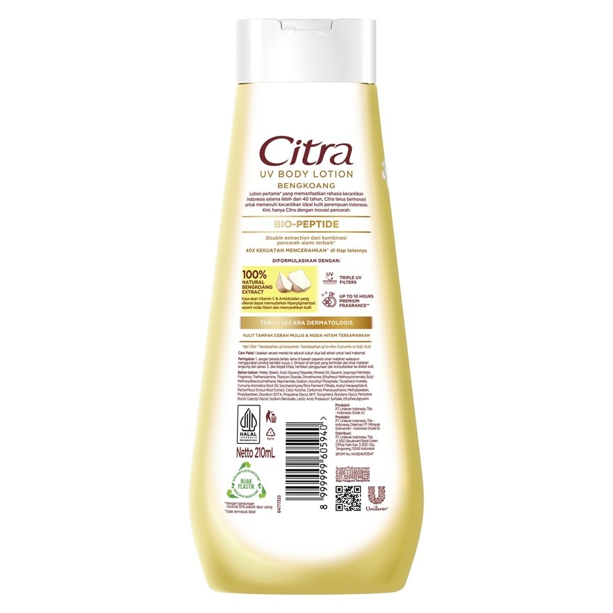 Bengkoang Perfect UV 210ml