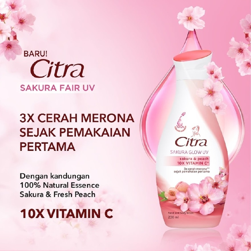 Sakura Fair UV Hand and Body Lotion 210ml