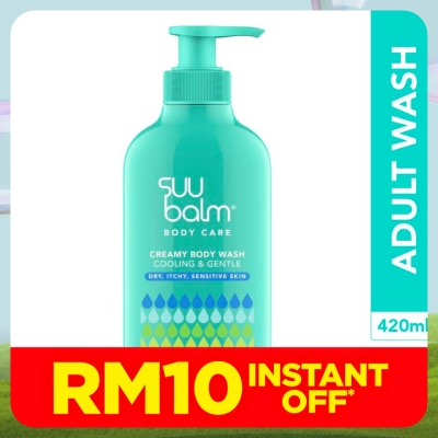 SUU BALM Dual Cooling & Moisturising Cream Body Wash 420ml