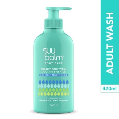 SUU BALM Dual Cooling & Moisturising Cream Body Wash 420ml