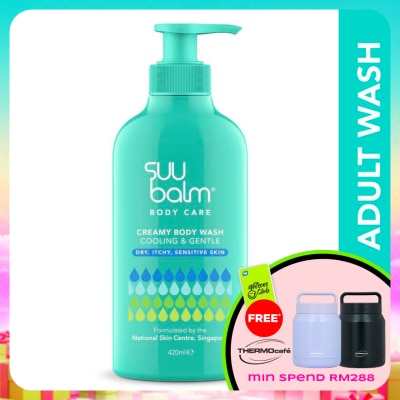 SUU BALM - Dual Cooling & Moisturising Cream Body Wash 420ml