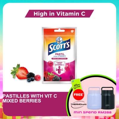 SCOTT'S - Vitamin C Pastilles Mixed Berries 15S+3S For Kids