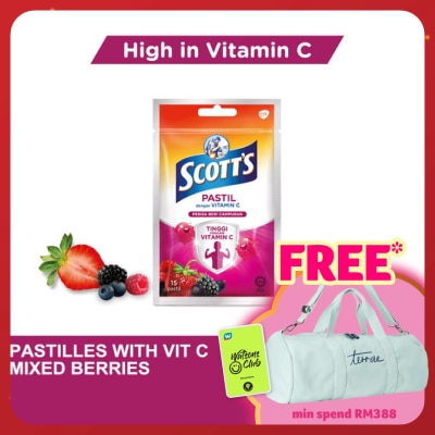 SCOTT'S Vitamin C Pastilles Mixed Berries 15S+3S For Kids