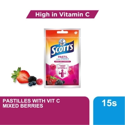 SCOTT'S Vitamin C Pastilles Mixed Berries 15S+3S For Kids