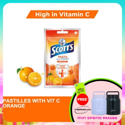 SCOTT'S - Vitamin C Pastilles Orange 15S For Kids