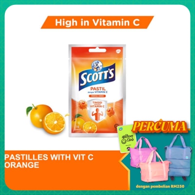 SCOTT'S - Vitamin C Pastilles Orange 15S For Kids