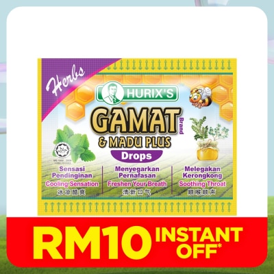 HURIX'S Gamat Drops Herbs 6's