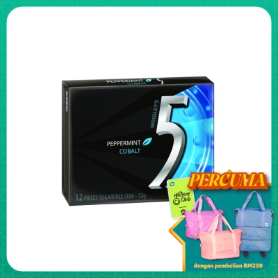 WRIGLEY'S 5GUM Cobalt Peppermint Flavor Chewing Gum 12's