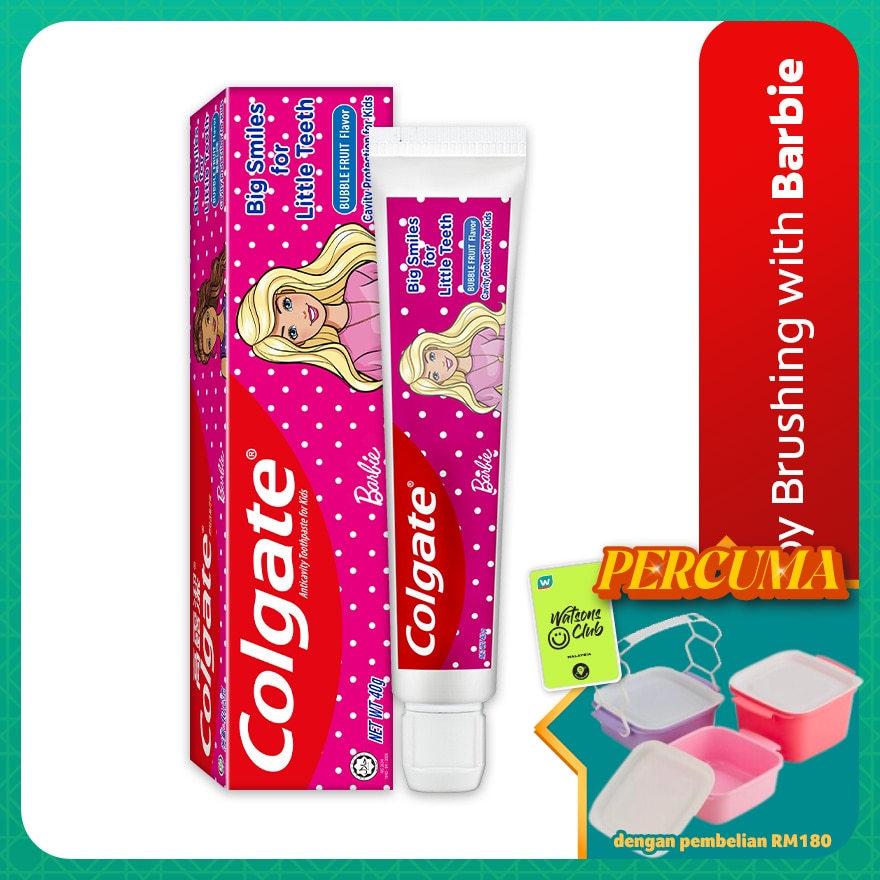 Colgate Kids Barbie Toothpaste 40g