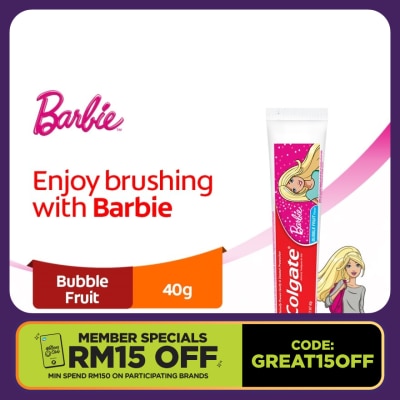 COLGATE Kids Barbie Toothpaste 40g