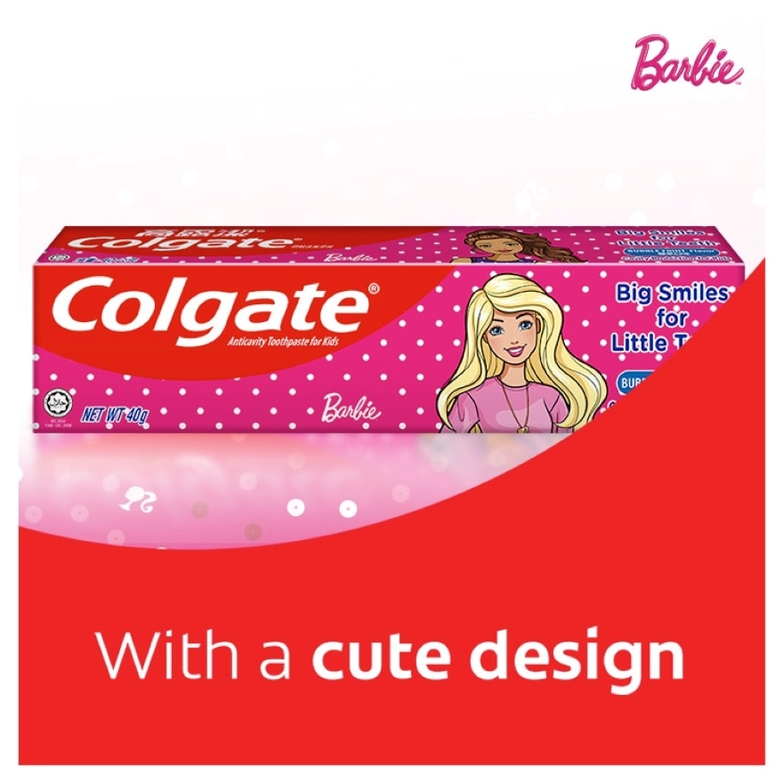 Colgate Kids Barbie Toothpaste 40g
