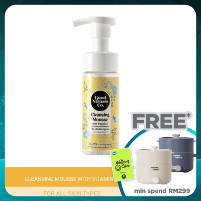 GOOD VIRTUES CO Cleansing Mousse with Vitamin C (For All Skin) 150ml