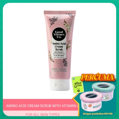 GOOD VIRTUES CO Amino Acid Cream Scrub with Vitamin C (For All Skin) 100ml