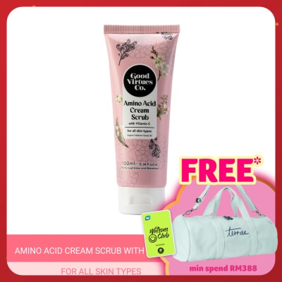GOOD VIRTUES CO Amino Acid Cream Scrub with Vitamin C (For All Skin) 100ml