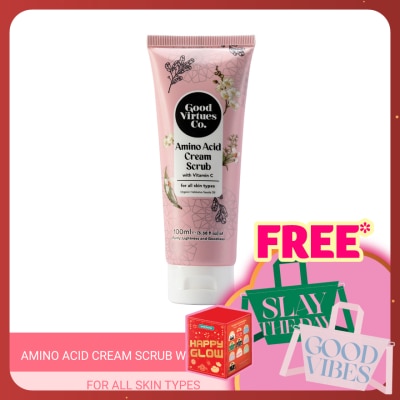 GOOD VIRTUES CO Amino Acid Cream Scrub with Vitamin C (For All Skin) 100ml