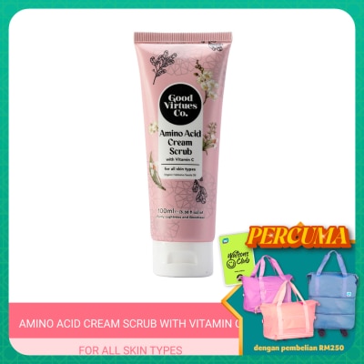 GOOD VIRTUES CO Amino Acid Cream Scrub with Vitamin C (For All Skin) 100ml