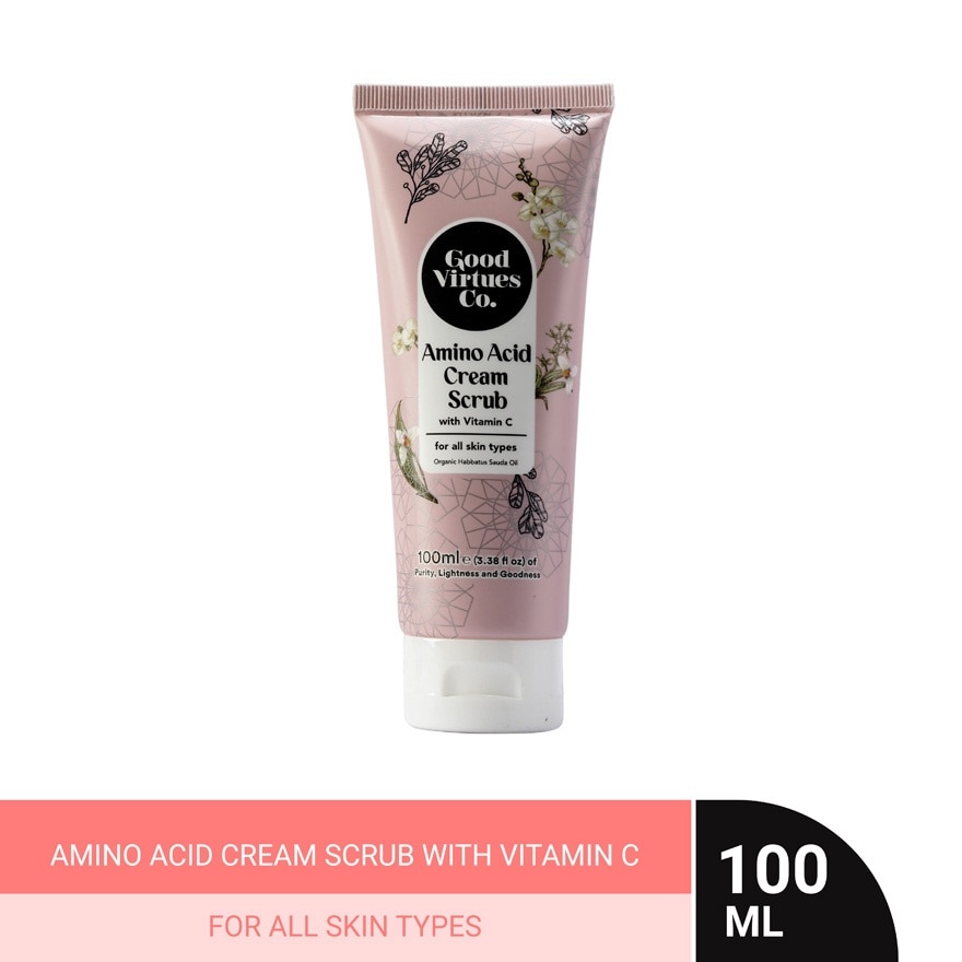 Amino Acid Cream Scrub with Vitamin C (For All Skin) 100ml