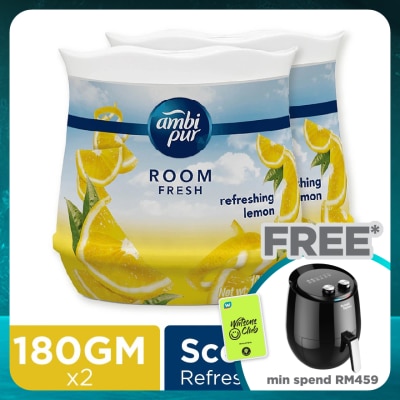 AMBI PUR GEL FRSH LEMON 180G X 2 TWIN PACK