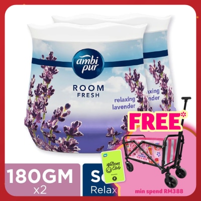 AMBI PUR GEL FRSH LAVENDER 180G X 2 TWIN PACK