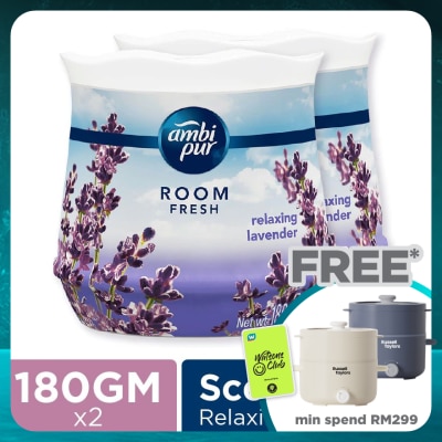 AMBI PUR GEL FRSH LAVENDER 180G X 2 TWIN PACK