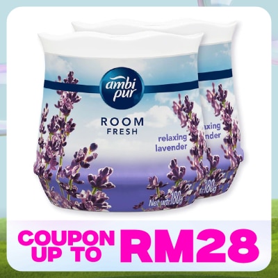 AMBI PUR GEL FRSH LAVENDER 180G X 2 TWIN PACK