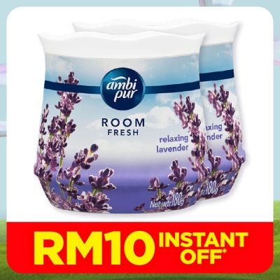 AMBI PUR GEL FRSH LAVENDER 180G X 2 TWIN PACK