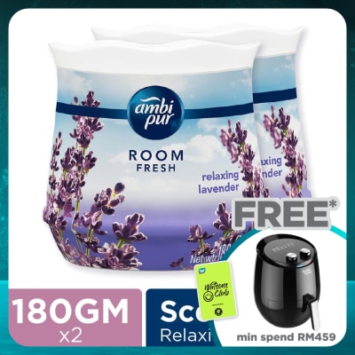 AMBI PUR GEL FRSH LAVENDER 180G X 2 TWIN PACK