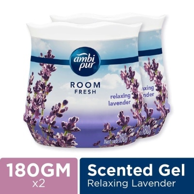 AMBI PUR GEL FRSH LAVENDER 180G X 2 TWIN PACK